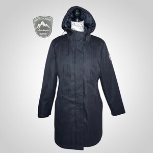 GOTCHA GLACIER Black 3-in-1 Long Jacket - Large